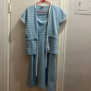 Vintage matching set with dress and top